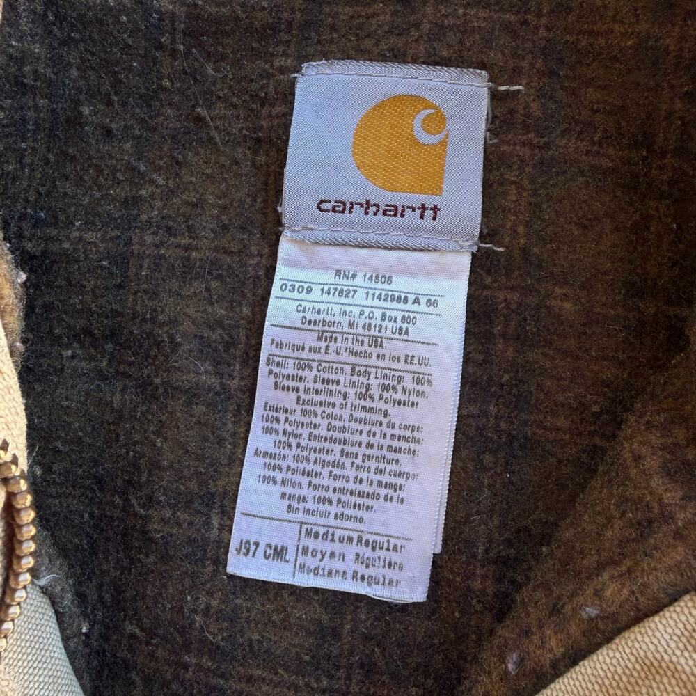 Carhartt J97 CML brown detroit work wear jacket - Picture 5 of 8